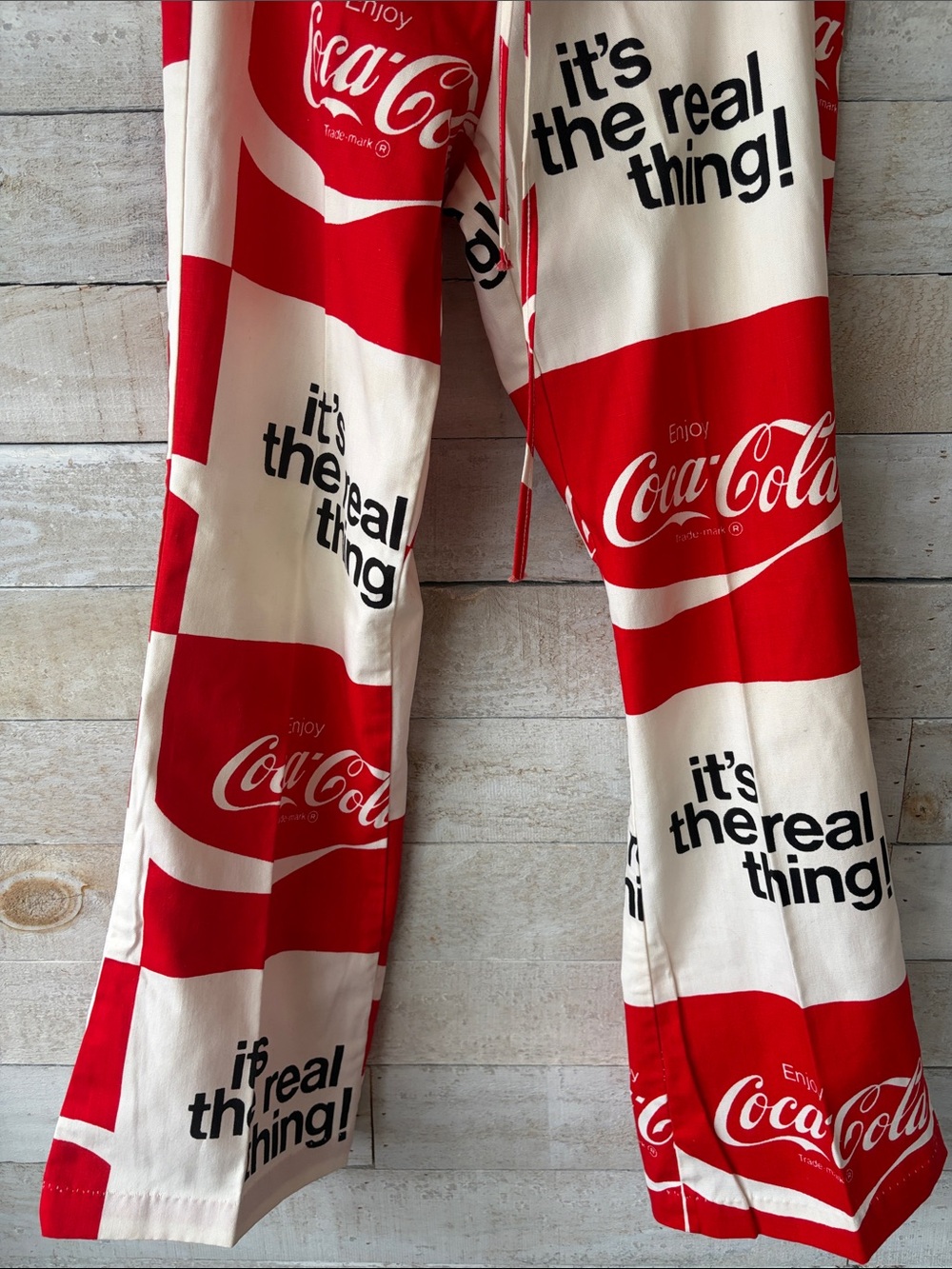 1970s Coca-Cola flare pants - Picture 6 of 13